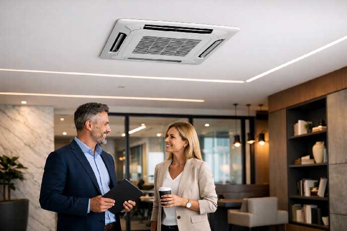 کولر گازی سقفی هایسنس چیست و چه مزایایی دارد؟