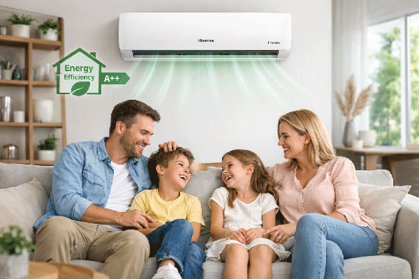 راهنمای خرید کولر گازی هایسنس کم‌مصرف برای خانه