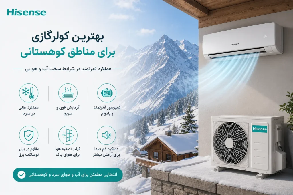 بهترین کولرگازی برای مناطق کوهستانی